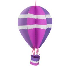 3d hot air balloon scallop large
