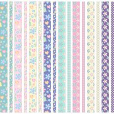 garden flowers washi strips