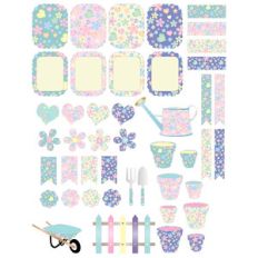 flower garden planner stickers