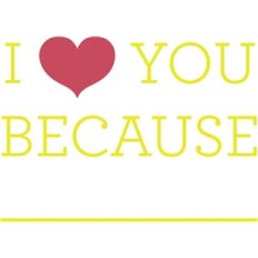 i heart you because