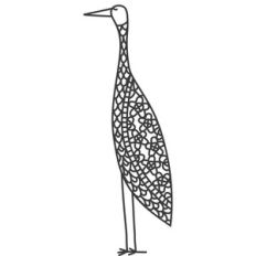 intricate stork papercut