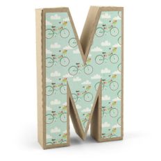 3d alphabet letter m