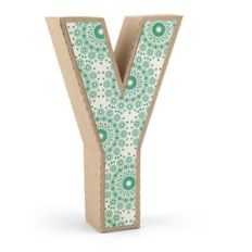 3d alphabet letter y