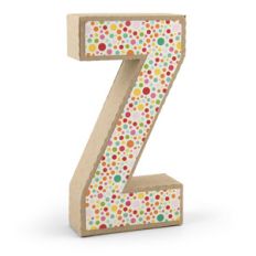 3d alphabet letter z