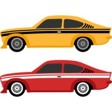 muscle race car