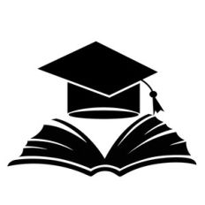 cap and book