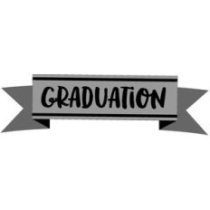 graduation banner - hats off!