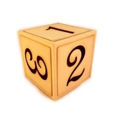 dice numbered 3d blocks