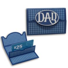 dad gift card holder