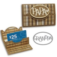 papa gift card holder