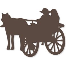 horse carriage couple