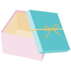 open gift box