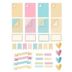 pastel planner stickers