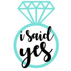 i said yes diamond ring