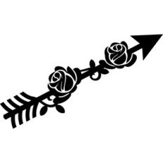 roses and arrow