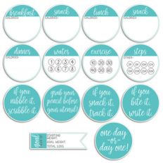 diet planner stickers