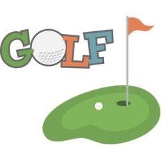 golf title and putting green