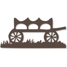 wagon w/grass