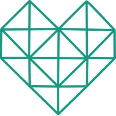 geometric heart