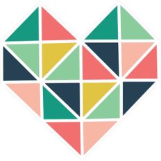 geometric heart
