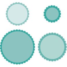 small scallop stitched circles