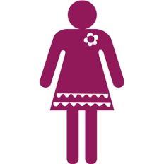 woman with flower