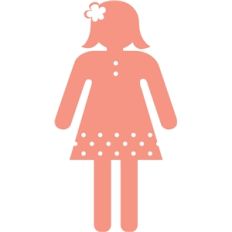 girl with flower
