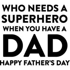 who needs a superhero