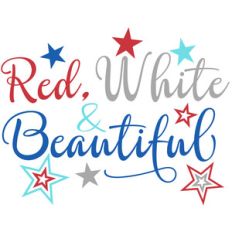 red white and beautiful