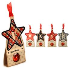 stars vwxyz candy place cards