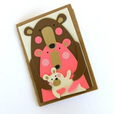 papa bear family card