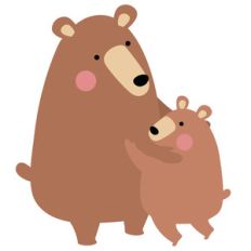 papa bear hug