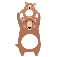 papa bear and child