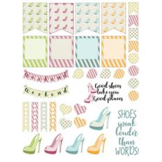 shoes planner stickers