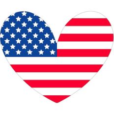 4th july heart - yankee doodle