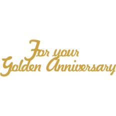 golden anniversary phrase