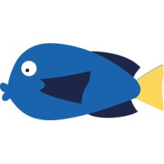 blue tang fish