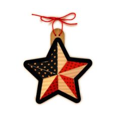 star ornament flag style