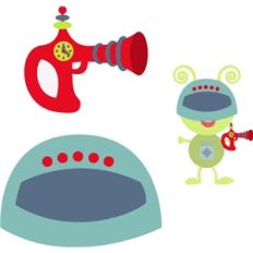 aiden the alien's accessories