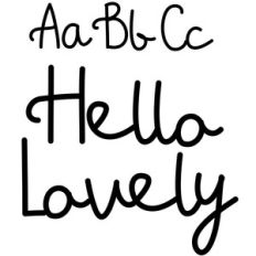 hello lovely font
