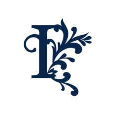 big flourish monogram - i