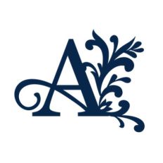 big flourish monogram - a