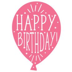 happy birthday balloon