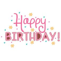 happy birthday sprinkle cake