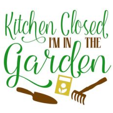 kitchen closed in garden