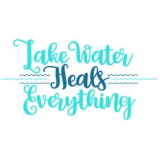 lake water heals everything