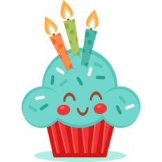 birthday cupcake