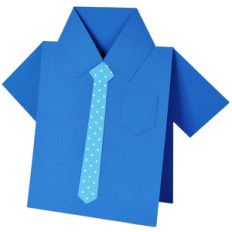 father's day shirt card