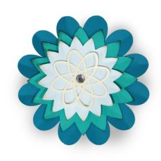 blue simple flower