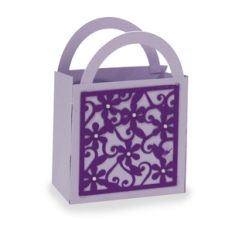 floral filigree favor bag